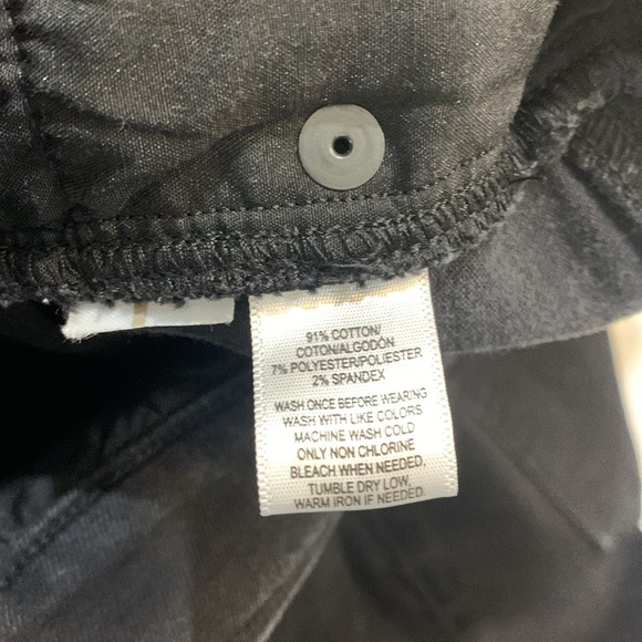 Loft Black Jeans Leggings, Size 32/14 - Picture 9 of 9